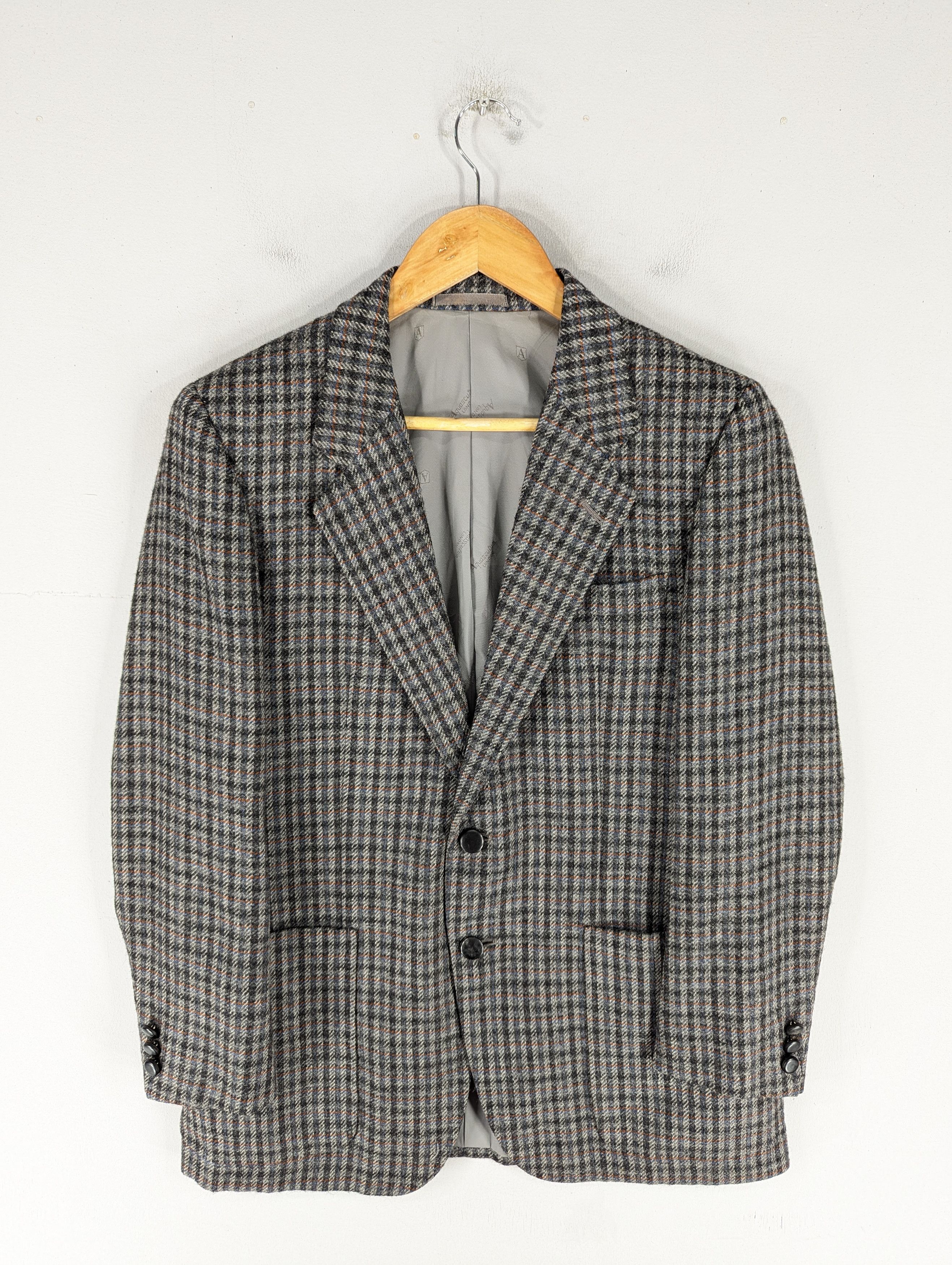 Aquascutum Vintage Aquascutum Houndstooth Wool Blazer Style Jacket Size US XS / EU 42 / 0 - 1 Thumbnail