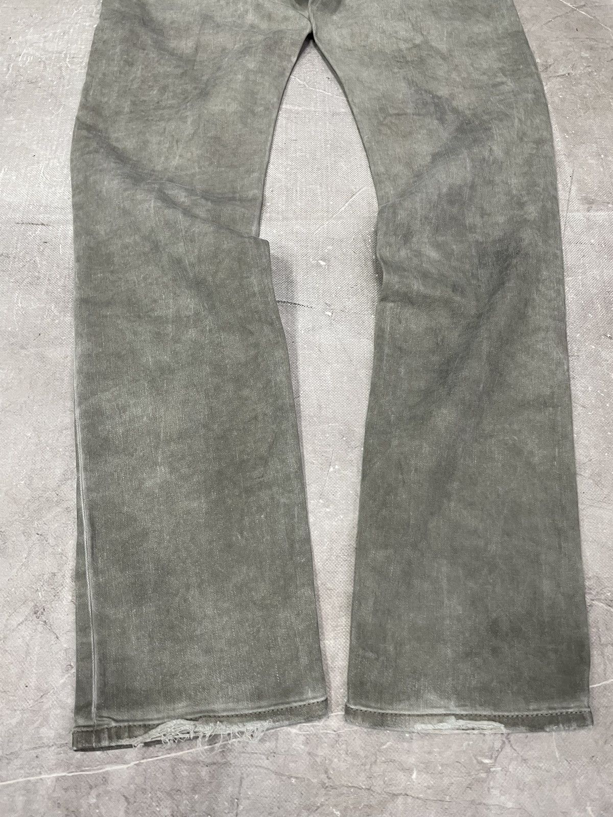 Diesel Diesel Vintage Distressed Washed Grey boris bijan style Size US 33 - 12 Thumbnail