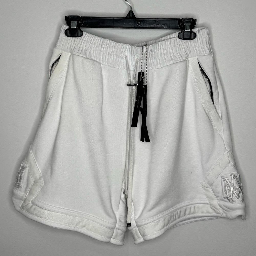 Amiri Amiri Terry Cloth Basketball Shorts White Men’s Medium Size US 32 / EU 48 - 2 Thumbnail