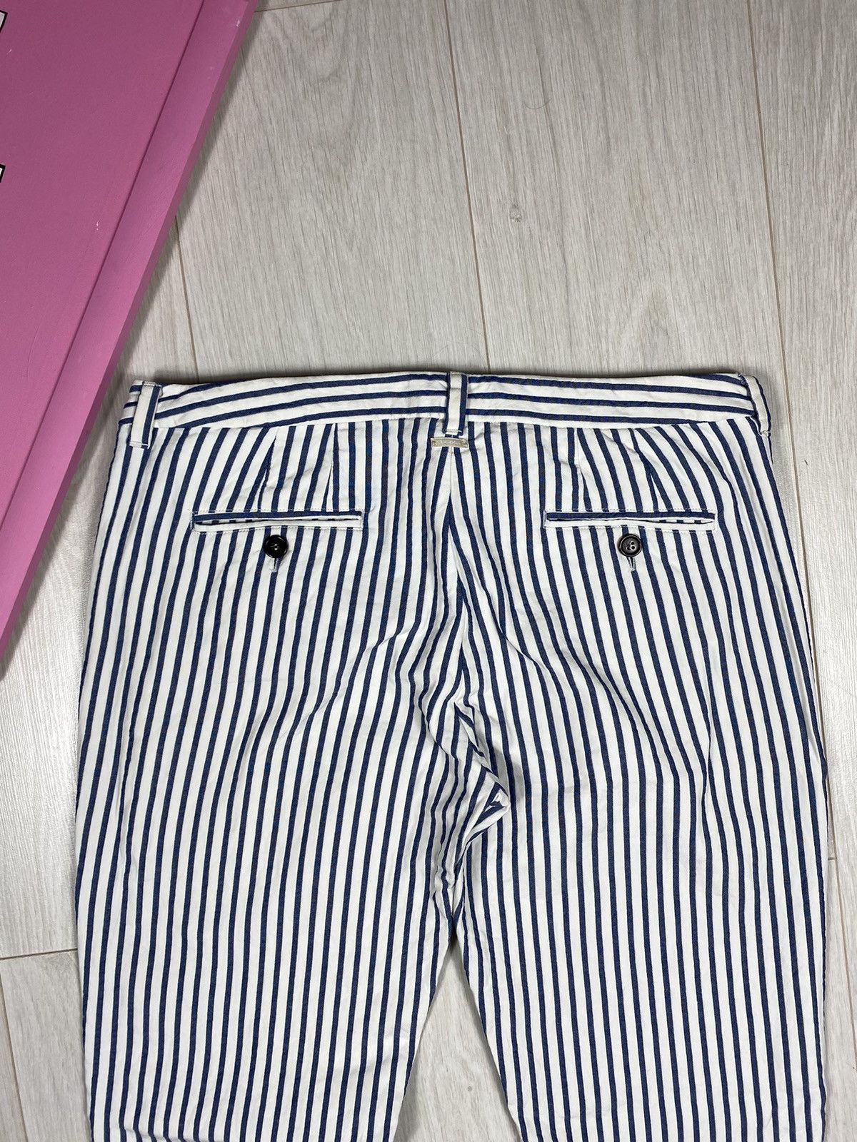 Max Mara ‘S Max Mara Striped Pants Size 28" / US 6 / IT 42 - 9 Thumbnail