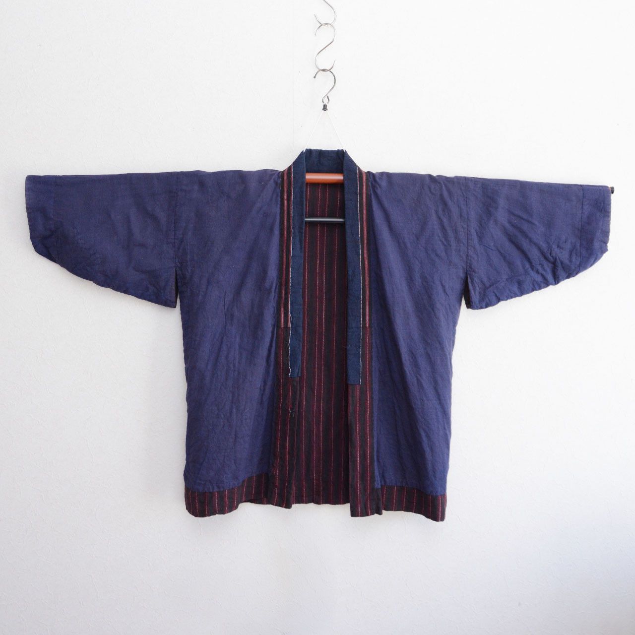 Other Japanese Noragi Jacket Cotton Indigo Collar Japan Vintage Size L / US 10 / IT 46 - 4 Thumbnail