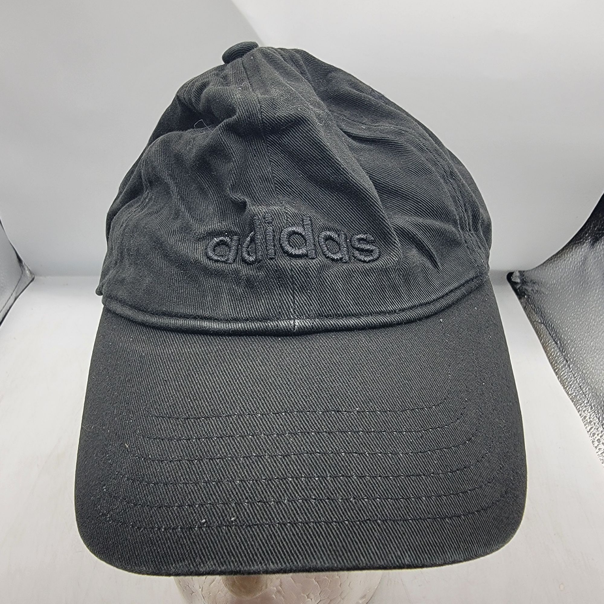 Adidas Adidas Adults Black Baseball Hat Cap Adjustable Casual Athle Size ONE SIZE - 1 Thumbnail