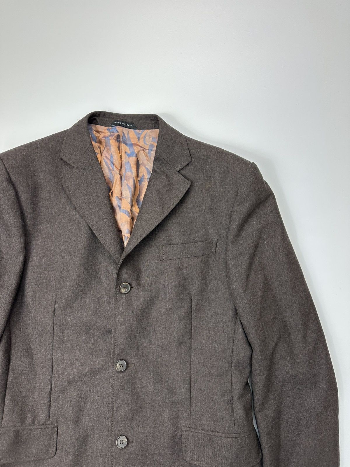 Gianfranco Ferre Giafranco Ferre Wool Blazer 38 USA Size Brown Men’s Italy Size 38R - 6 Thumbnail