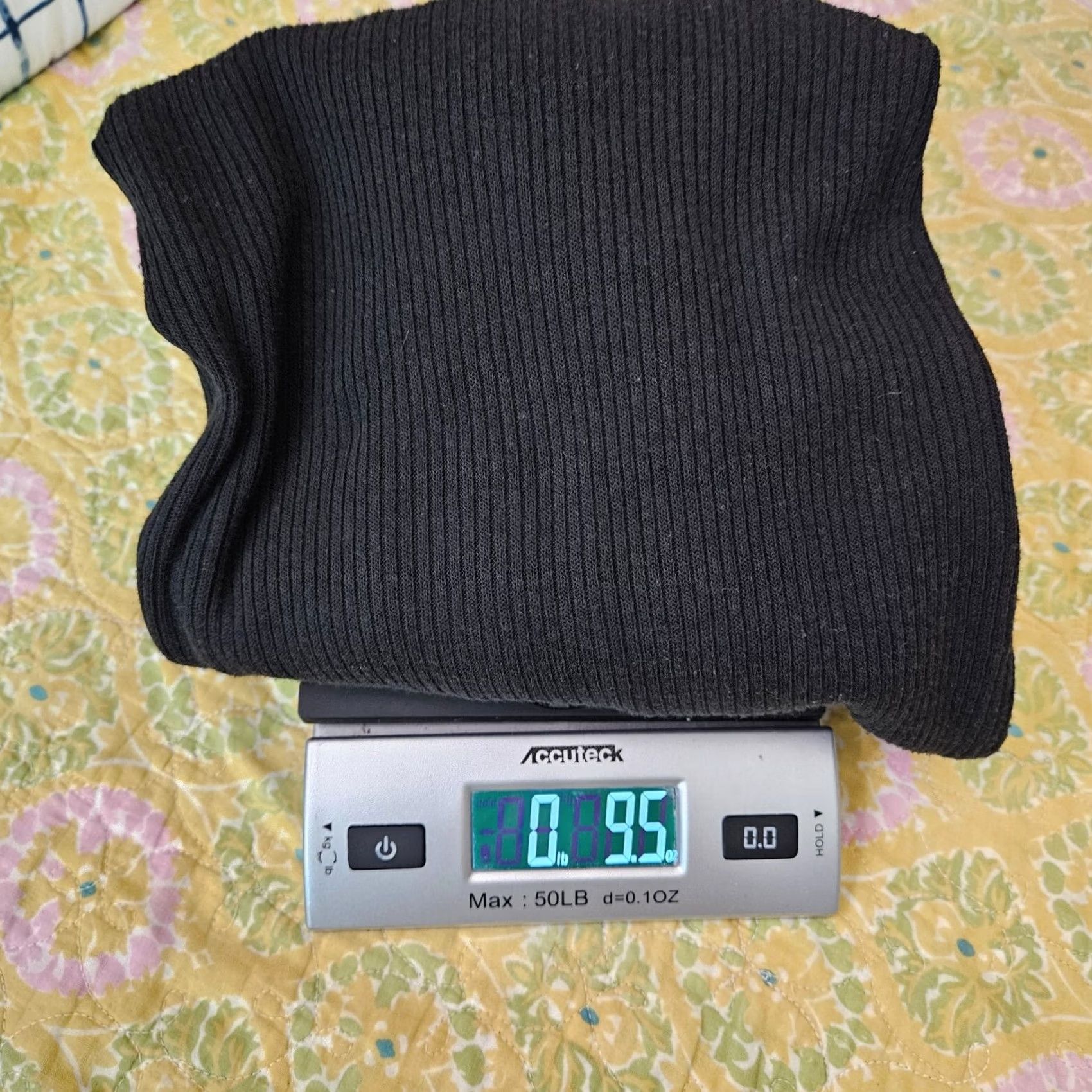 Madewell Madewell Turtle Neck Top Size M Black Ribbed Bubble Sleeve Swing Size M / US 6-8 / IT 42-44 - 5 Thumbnail