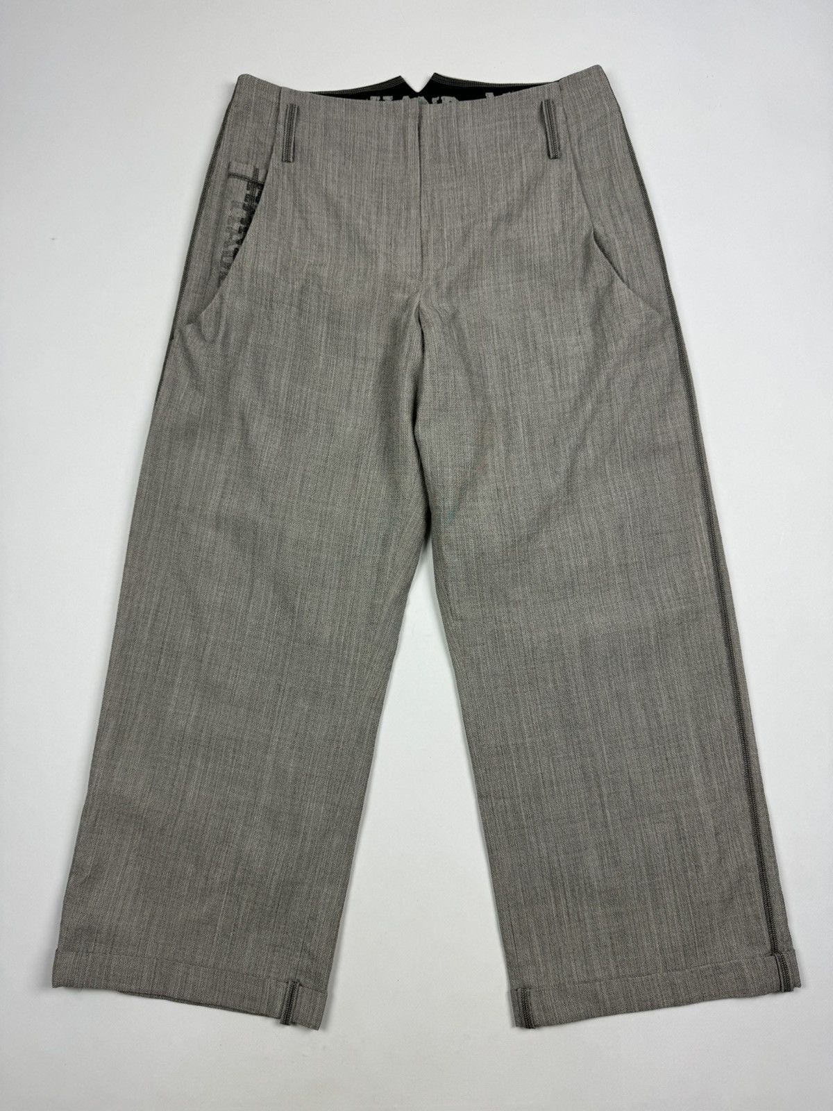 Annette Gortz Annette Gortz Wool Wide Capri Pants Size 27" / US 4 / IT 40 - 1 Thumbnail