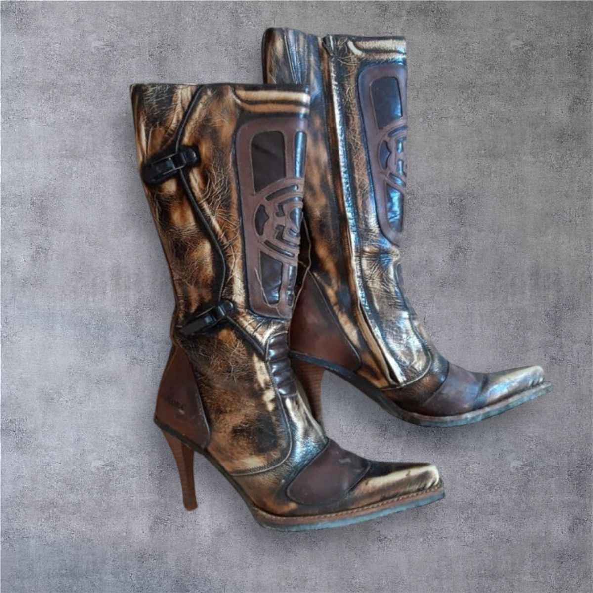 Other Sendra Brown genuine leather cowboy boots 38 Size US 7 / IT 37 - 1 Thumbnail