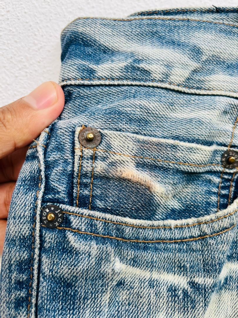Japanese Brand × Vintage Vintage Jackrose Distressed Japanese Bootcut Fashion Style Size US 33 - 7 Thumbnail