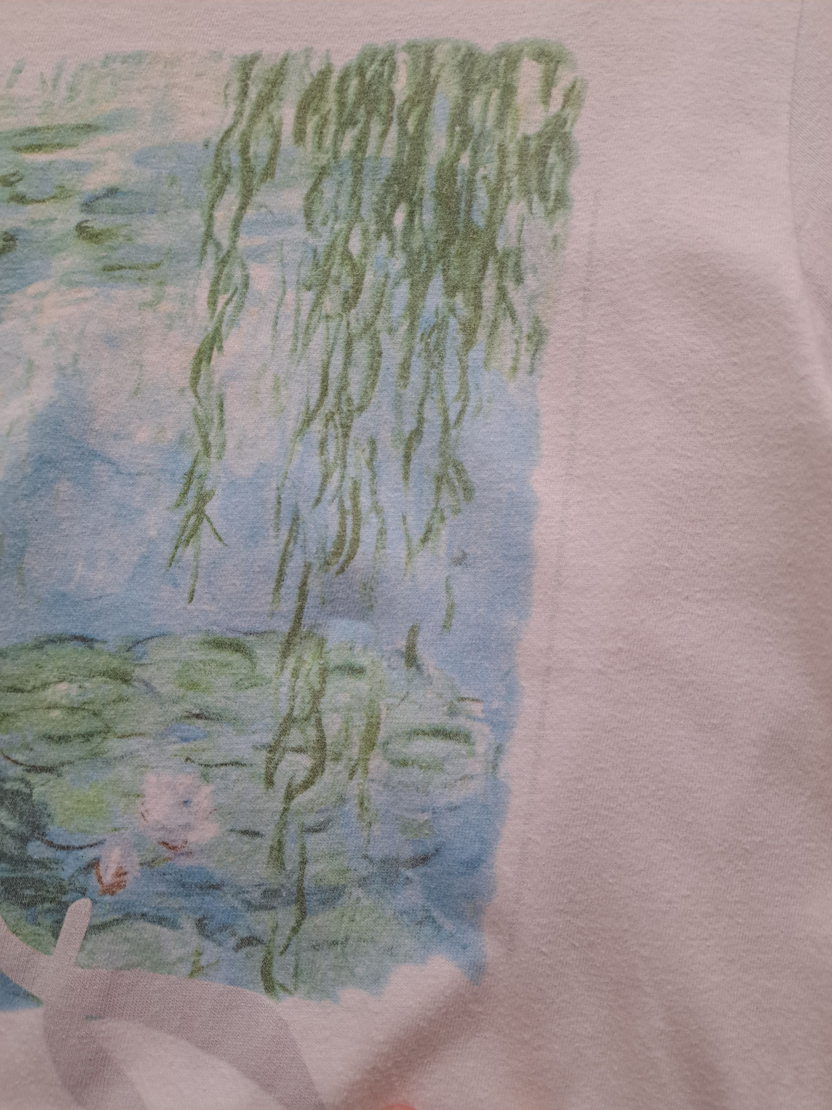 Vintage Vintage Claude Monet 'Water Lilies' T-Shirt Size US M / EU 48-50 / 2 - 3 Thumbnail