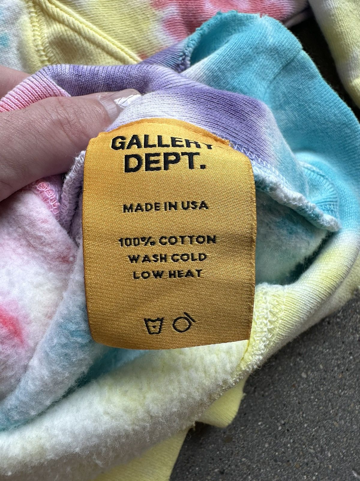 Gallery Dept. Gallery Dept Tie Dye Hoodie Size US S / EU 44-46 / 1 - 3 Thumbnail