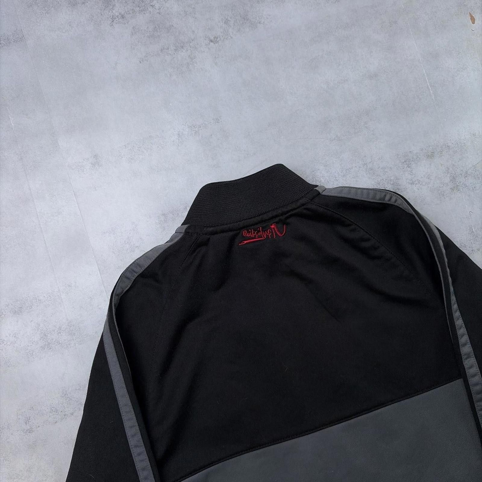 Quiksilver Y2K Black Quiksilver Surf Grunge Skater Track Jacket Size XS / US 0-2 / IT 36-38 - 8 Thumbnail