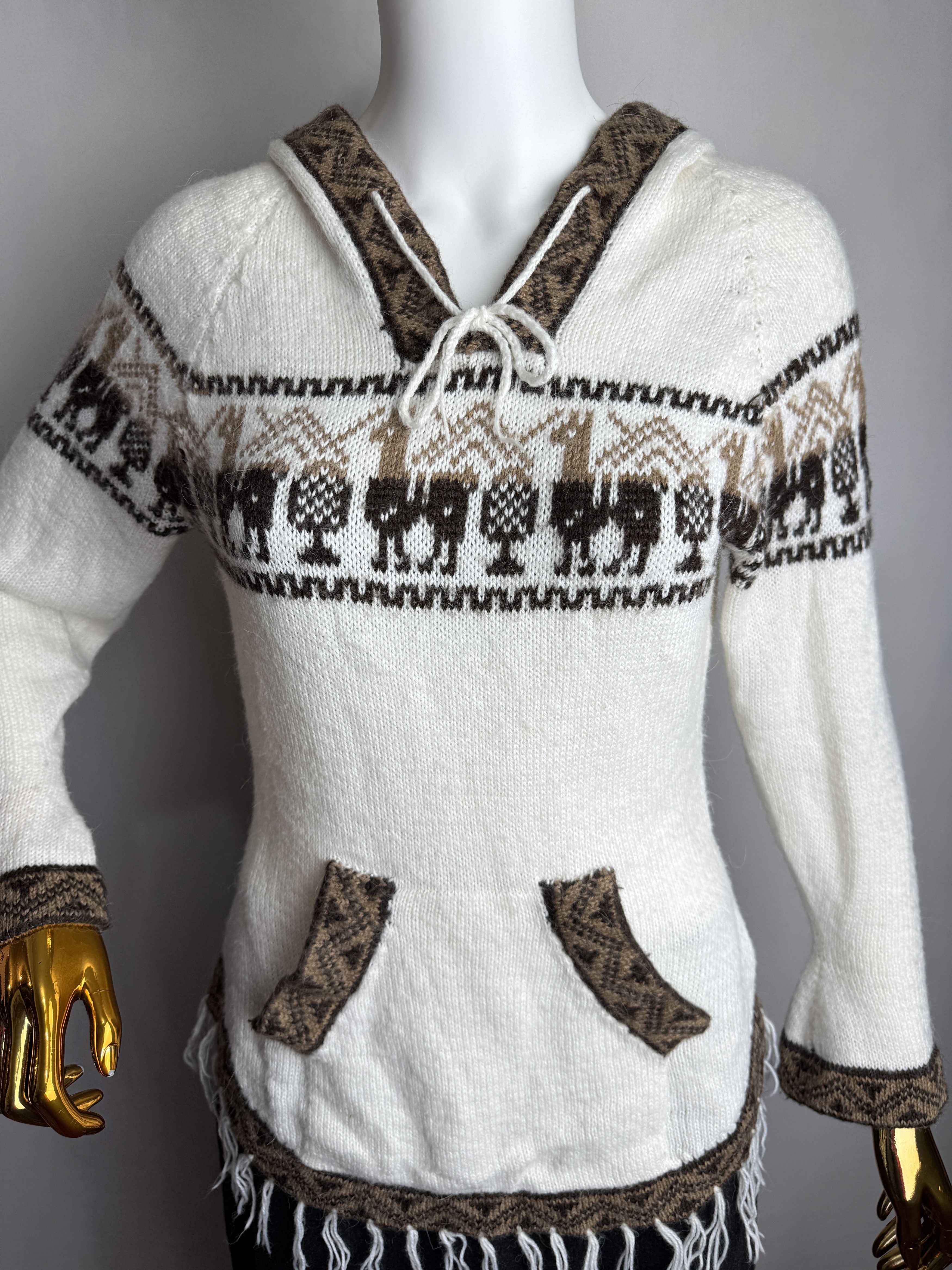 Handmade × Other Women’s alpaca hoodie Size XS / US 0-2 / IT 36-38 - 10 Thumbnail