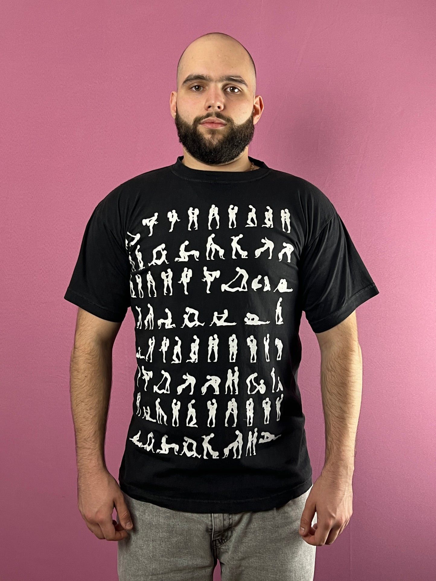 Designer × Vintage Y2K Sex Position Kama Sutra Sex Tee Vintage Men's T-Shirt-L Size US L / EU 52-54 / 3 - 2 Thumbnail
