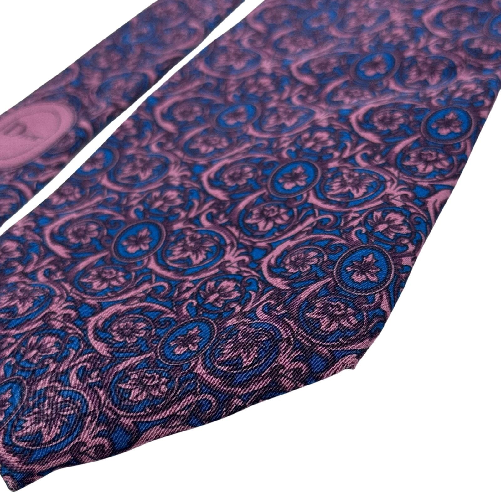 Christian Dior Monsieur Christian Dior Abstract Pattern Tie Size ONE SIZE - 4 Thumbnail