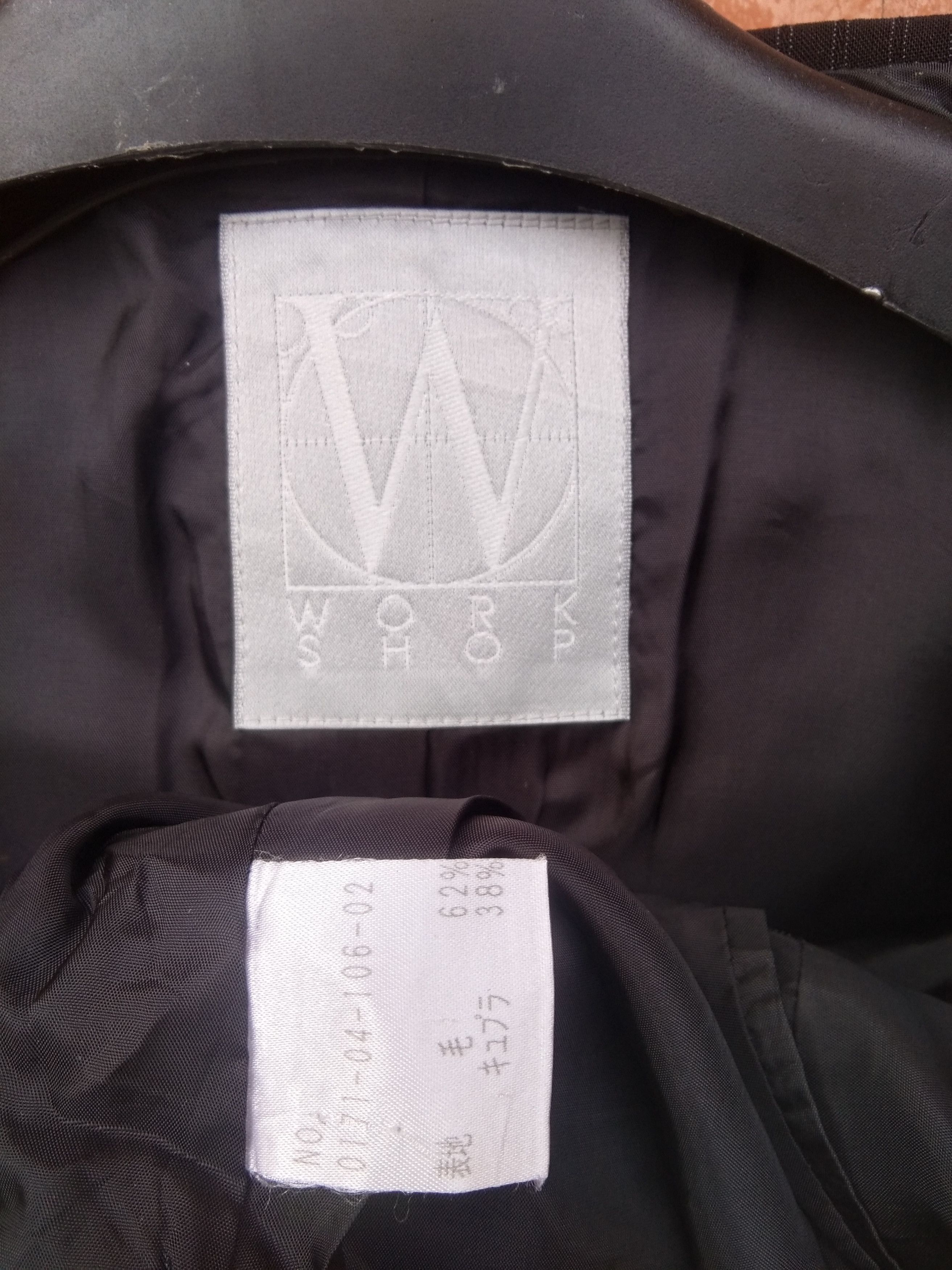 Yohji Yamamoto Workshop by yohjj yamamoto black stripe blazer jacket Size L / US 10 / IT 46 - 5 Thumbnail