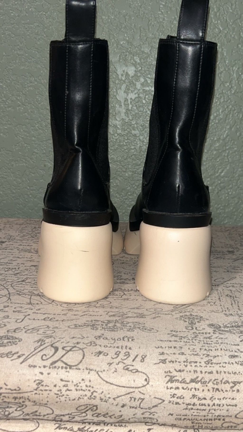 Other Women's liliana Black and Cream Heeled Boots Size 7 Size US 7 / IT 37 - 3 Thumbnail
