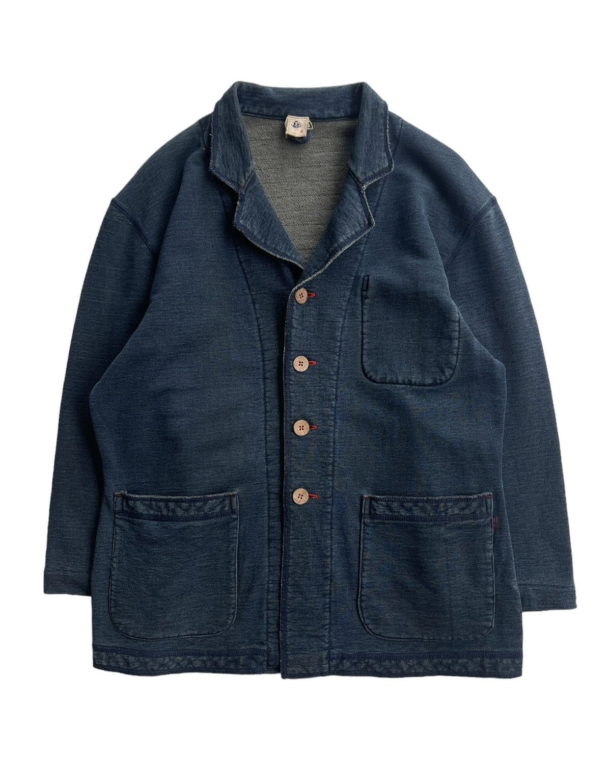 image of Eternal Indigo Wash Chore Jacket, Men's (Size Medium)