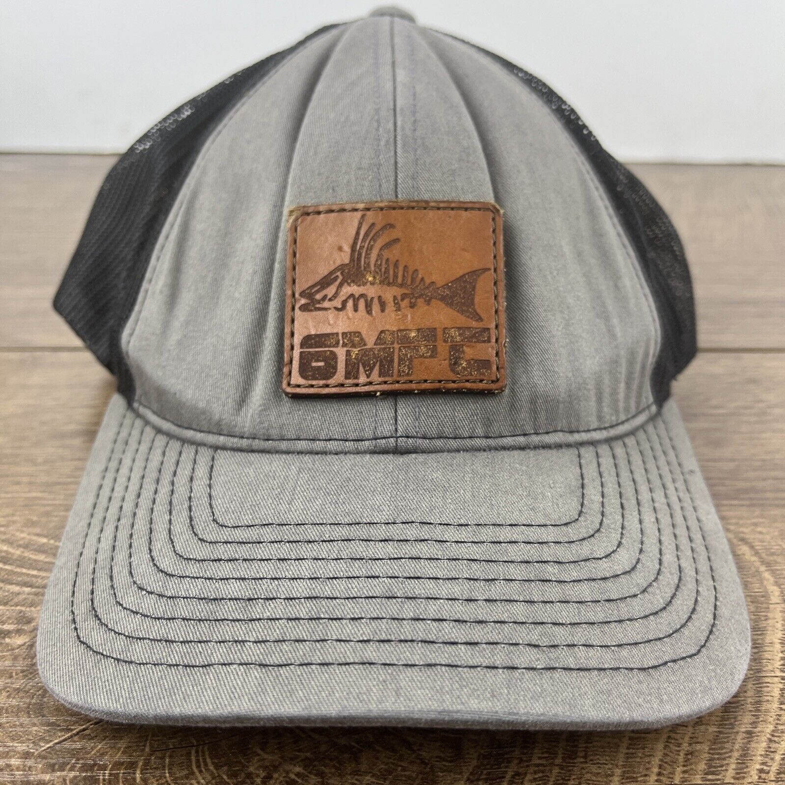 Other GMFC Hat Fishing Gray Hat Adjustable Adult Size Hat Cap Size ONE SIZE - 1 Thumbnail