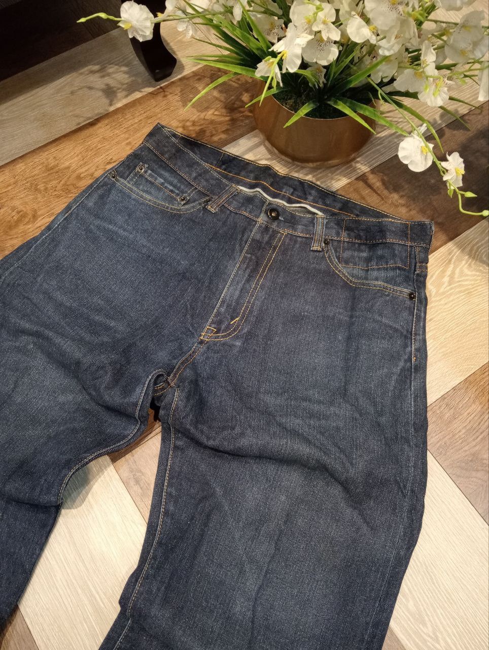 Visvim VISVIM FLUXUS SERGE DE NIMES SELVEDGE BAGGY DENIM PANTS Size US 34 / EU 50 - 4 Thumbnail