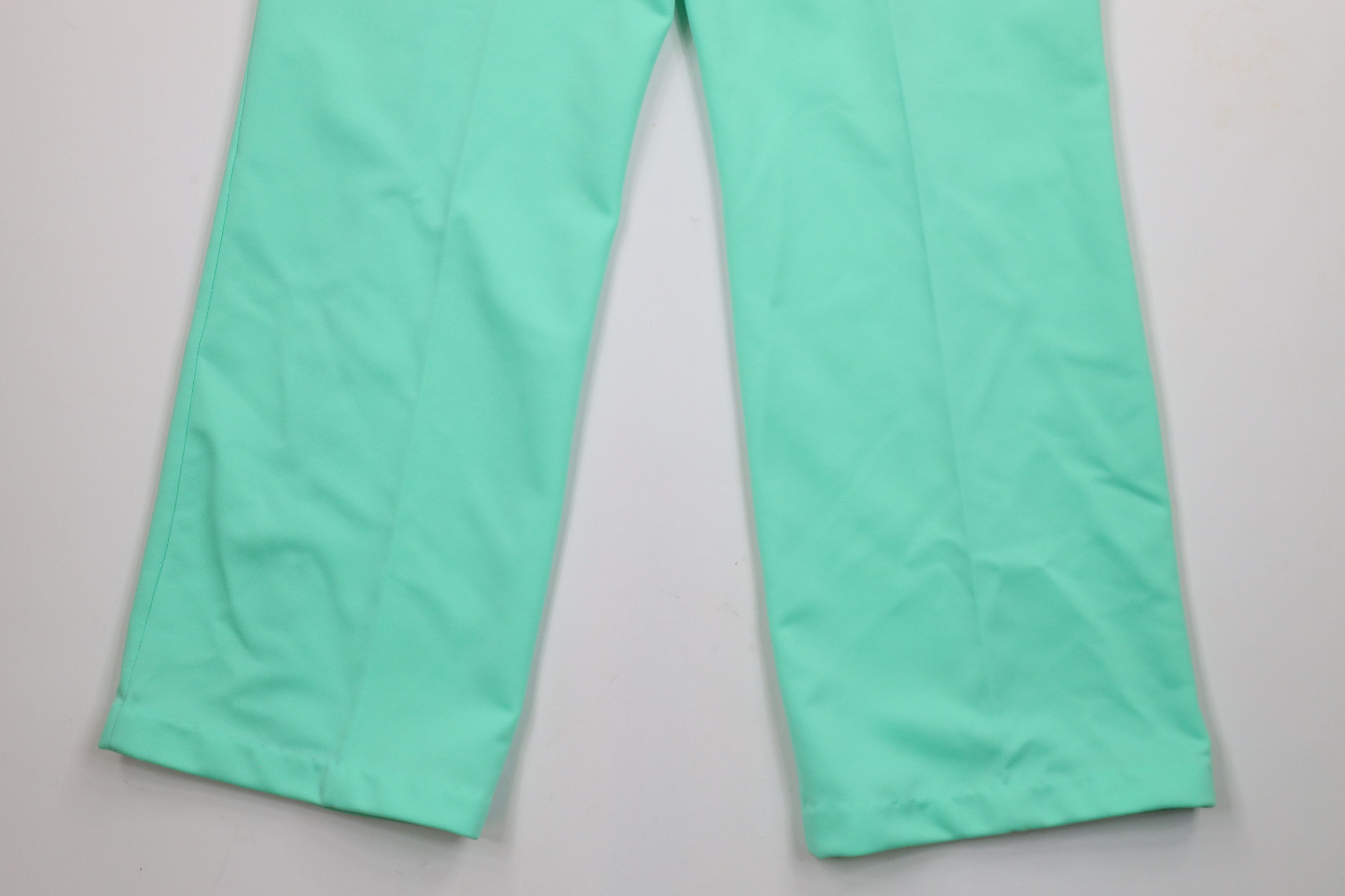 Vintage Vintage 70s Streetwear Bell Bottoms Pants Mint Green USA Size 38" / US 16 / IT 52 - 10 Thumbnail