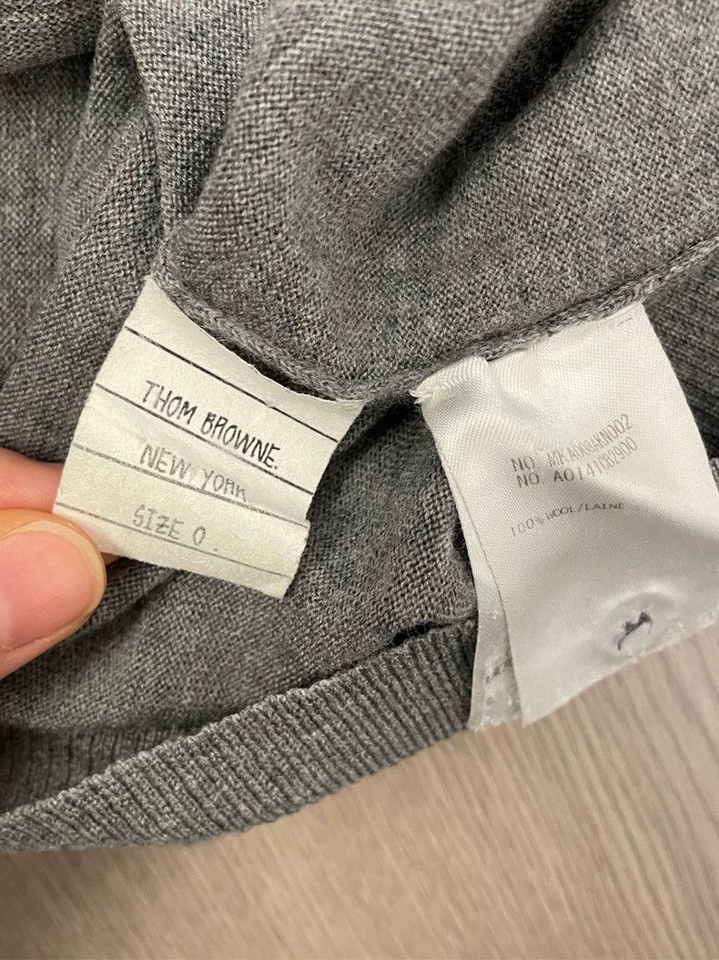 Thom Browne Thom Browne size0 Gray cardigan jacket Size US XS / EU 42 / 0 - 6 Thumbnail