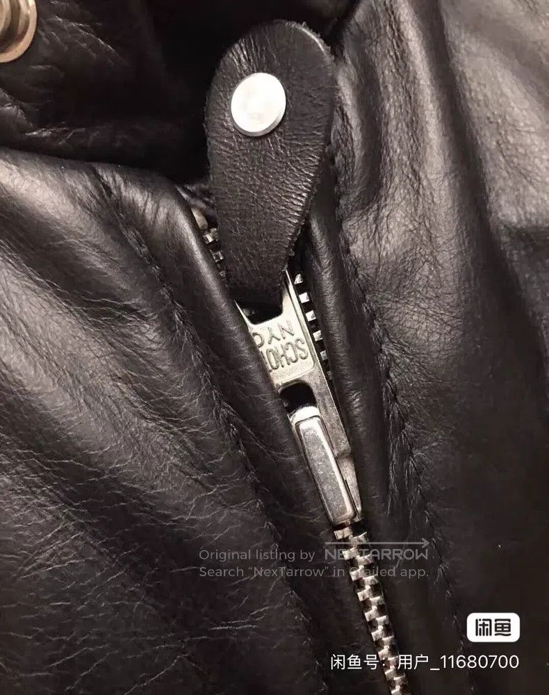 Schott Schott 654 wax cowhide leather coat Size US L / EU 52-54 / 3 - 7 Thumbnail