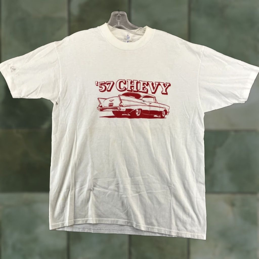 Ford VTG 1990s Chevy Graphic TShirt Mens XL White Spring Ford TShirt 90s Chevy Graphic VTG Mens XL White Spring Ford Shirt Cars Vintage Size US XL / EU 56 / 4 - 1 Thumbnail