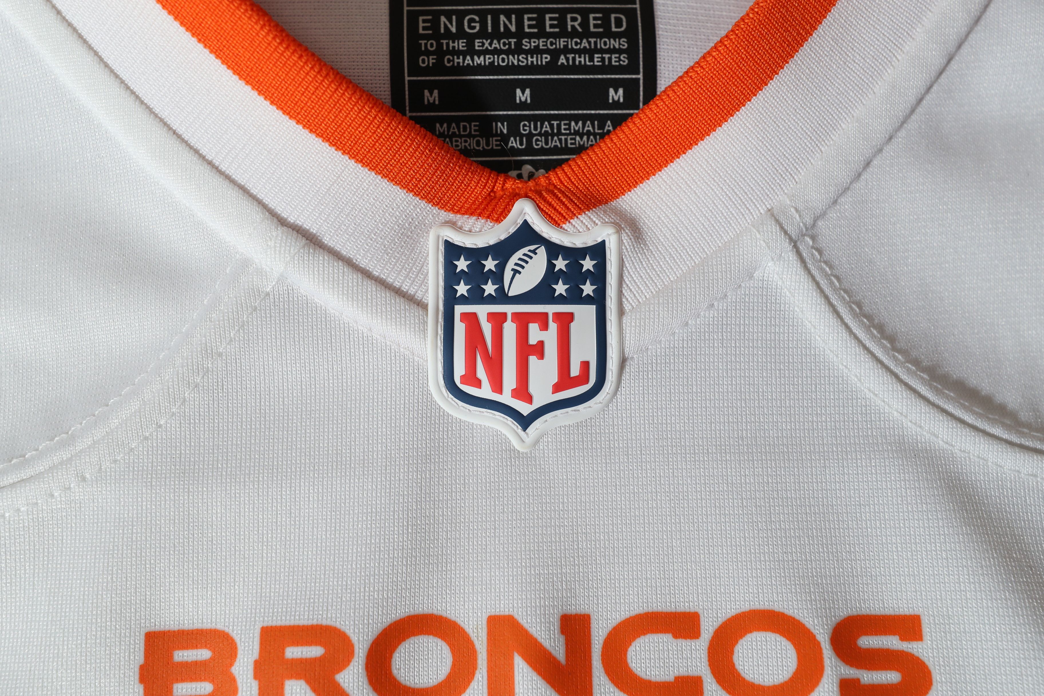 NFL Bo Nix Denver Broncos White Away 2024 Jersey (M) Size US M / EU 48-50 / 2 - 9 Thumbnail