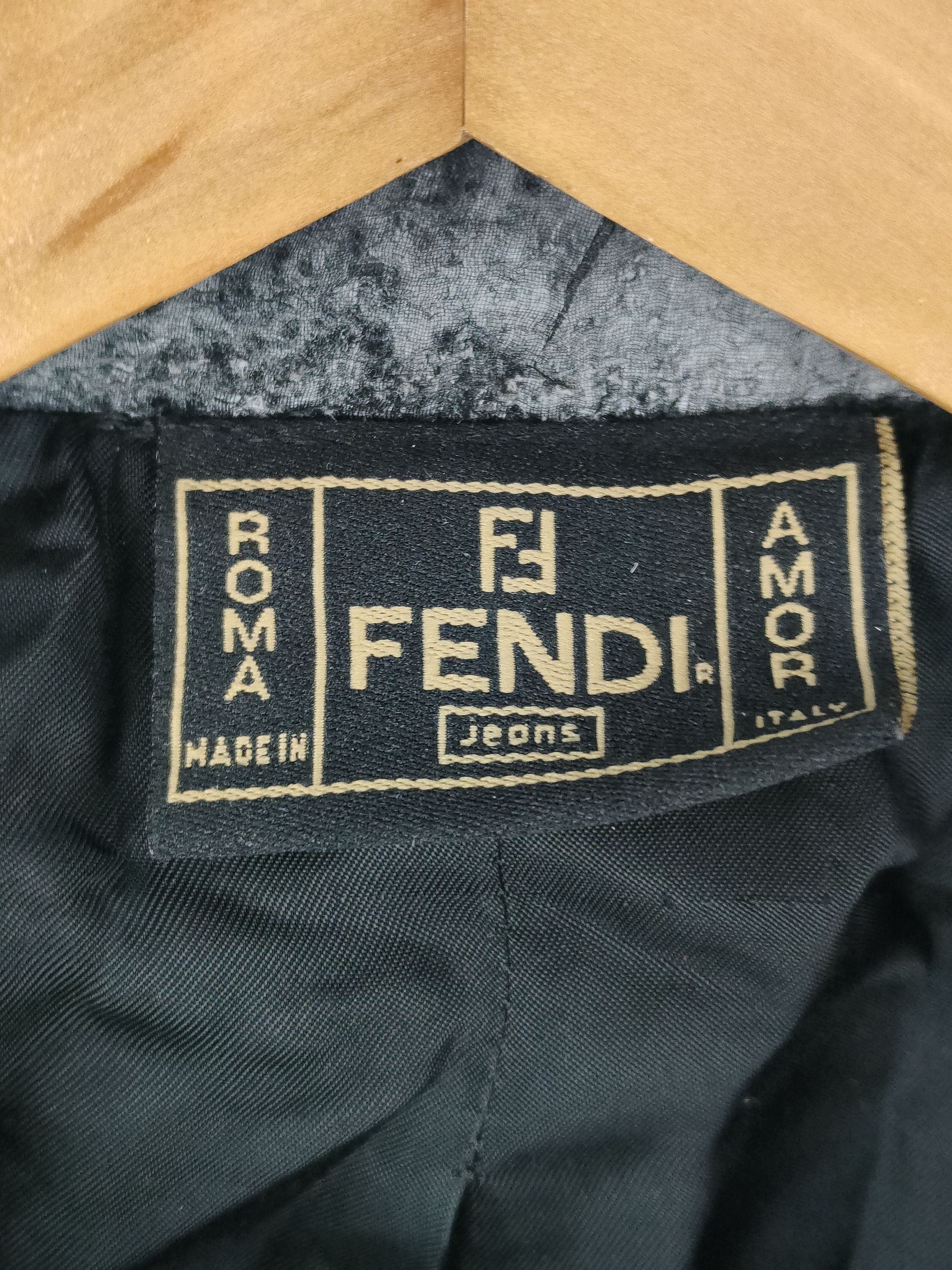 Fendi Vintage Fendi Button-up Jacket Size US S / EU 44-46 / 1 - 3 Thumbnail