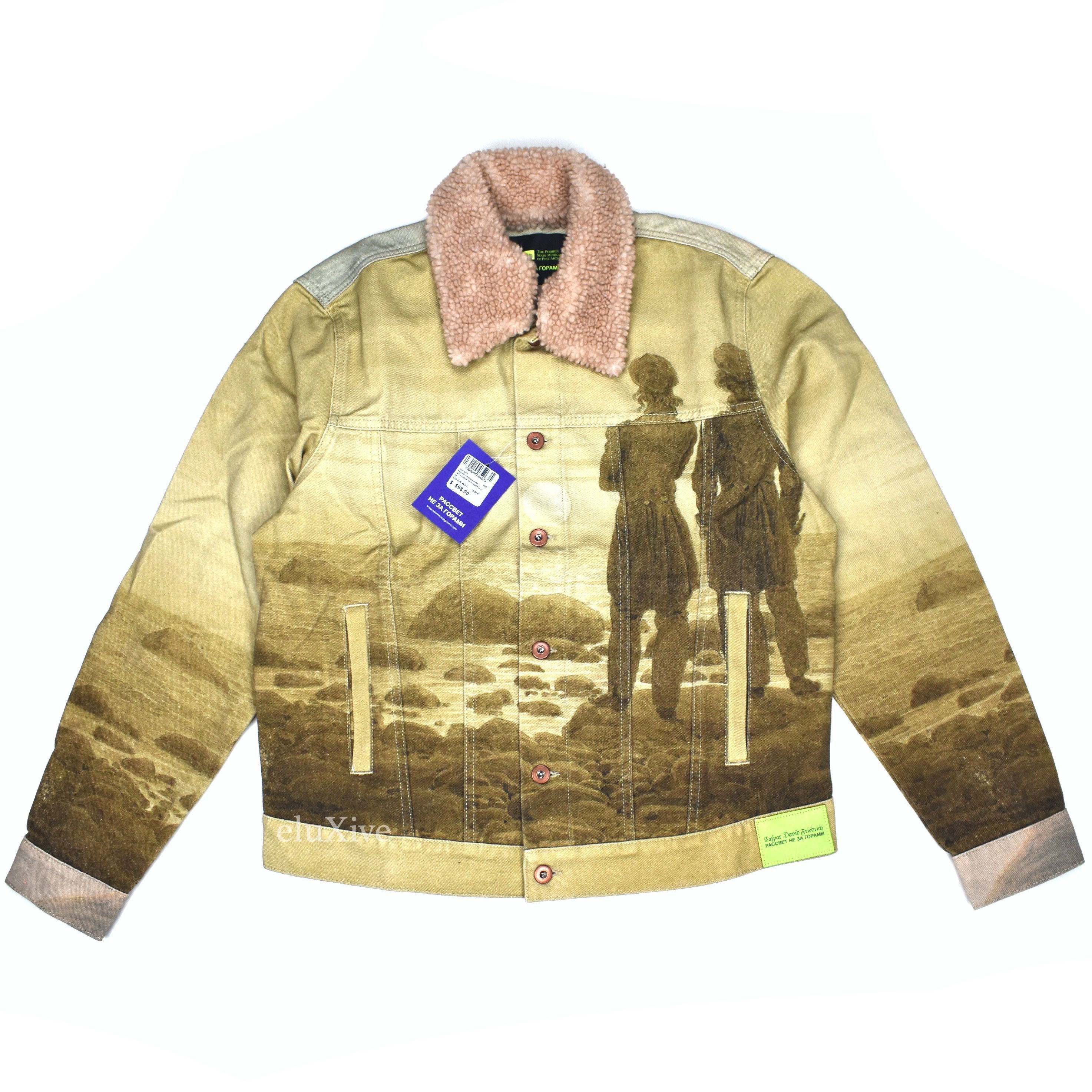 PACCBET Paccbet Caspar David Freidrich Painting Print Trucker Jacket Size US L / EU 52-54 / 3 - 1 Preview