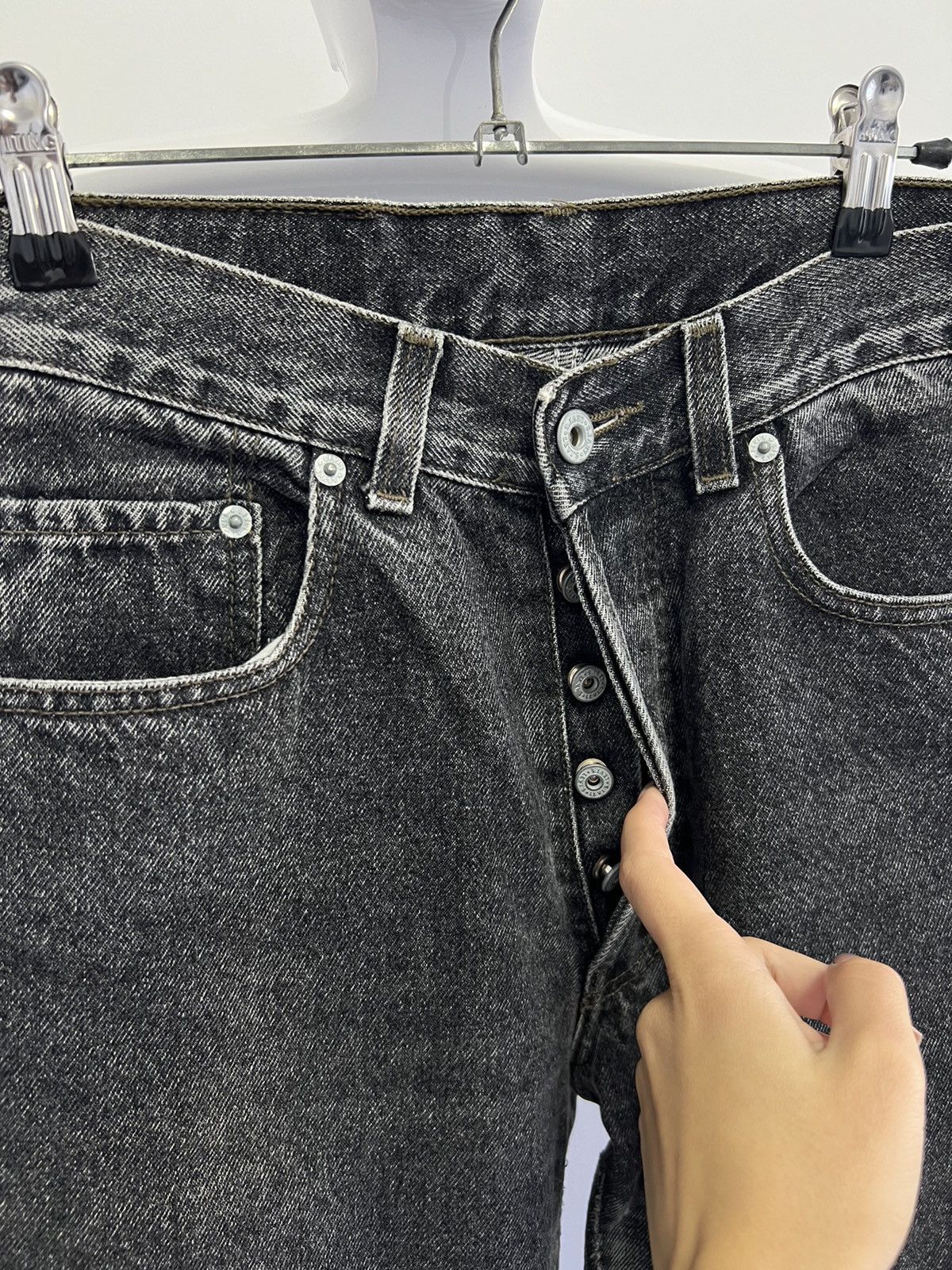 Levi's × Levi's Vintage Clothing × Vintage Vintage Levis 618 Made in Italy Washed Gray Denim Jeans Size US 30 / EU 46 - 6 Thumbnail
