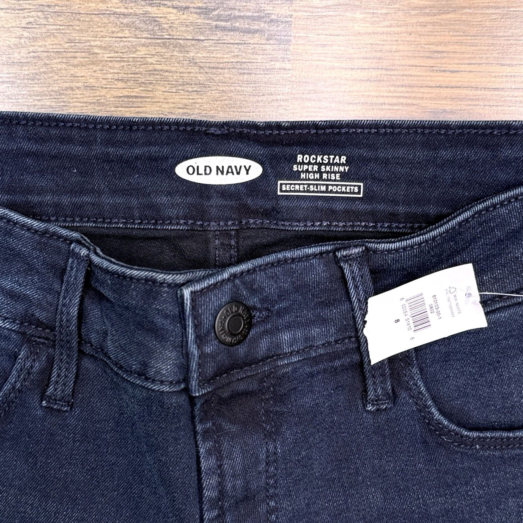 Old Navy Old Navy Rockstar Jeans Skinny 8 High Rise Stretch Denim Women Jeans Size 30" / US 8 / IT 44 - 4 Thumbnail