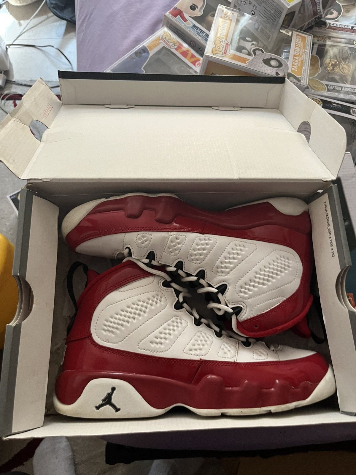 Jordan Brand Gym Red 9s Size US 6 / EU 39 - 2 Thumbnail