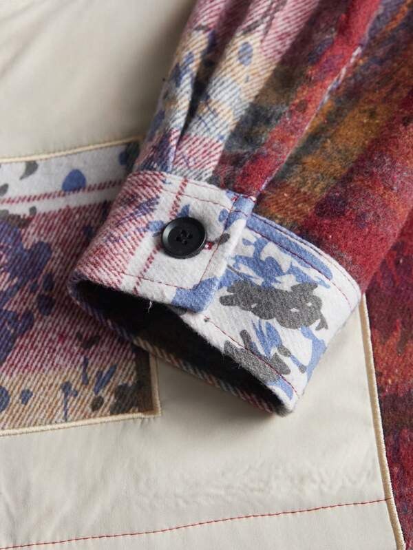 Japanese Brand Retro Tapestry 3 Patch Work Bomber Zip Up Jacket Size US L / EU 52-54 / 3 - 3 Thumbnail