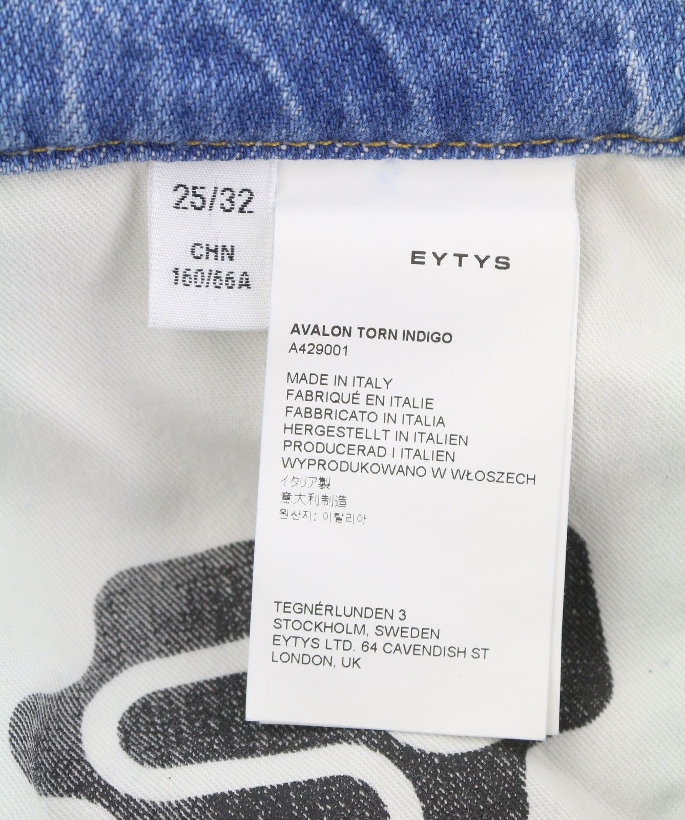 Eytys AVALON TORN INDIGO BOOTCUT W25/L32 Blue RRP370 88885 Size 25" / US 0 / IT 36 - 8 Thumbnail