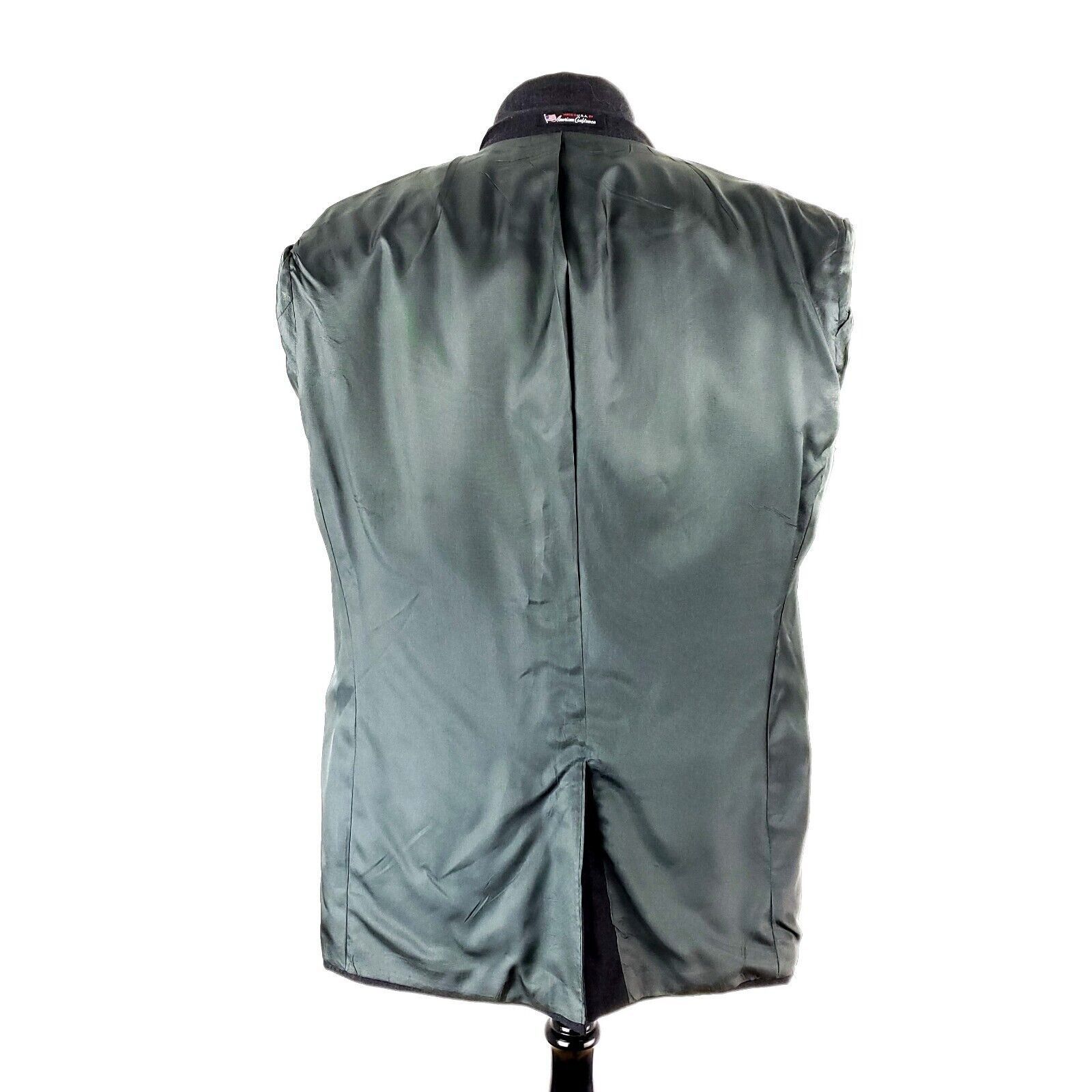 Stafford Vintage Stafford American Craftsman 2 Button Blazer 42L Gray Size 42L - 11 Thumbnail