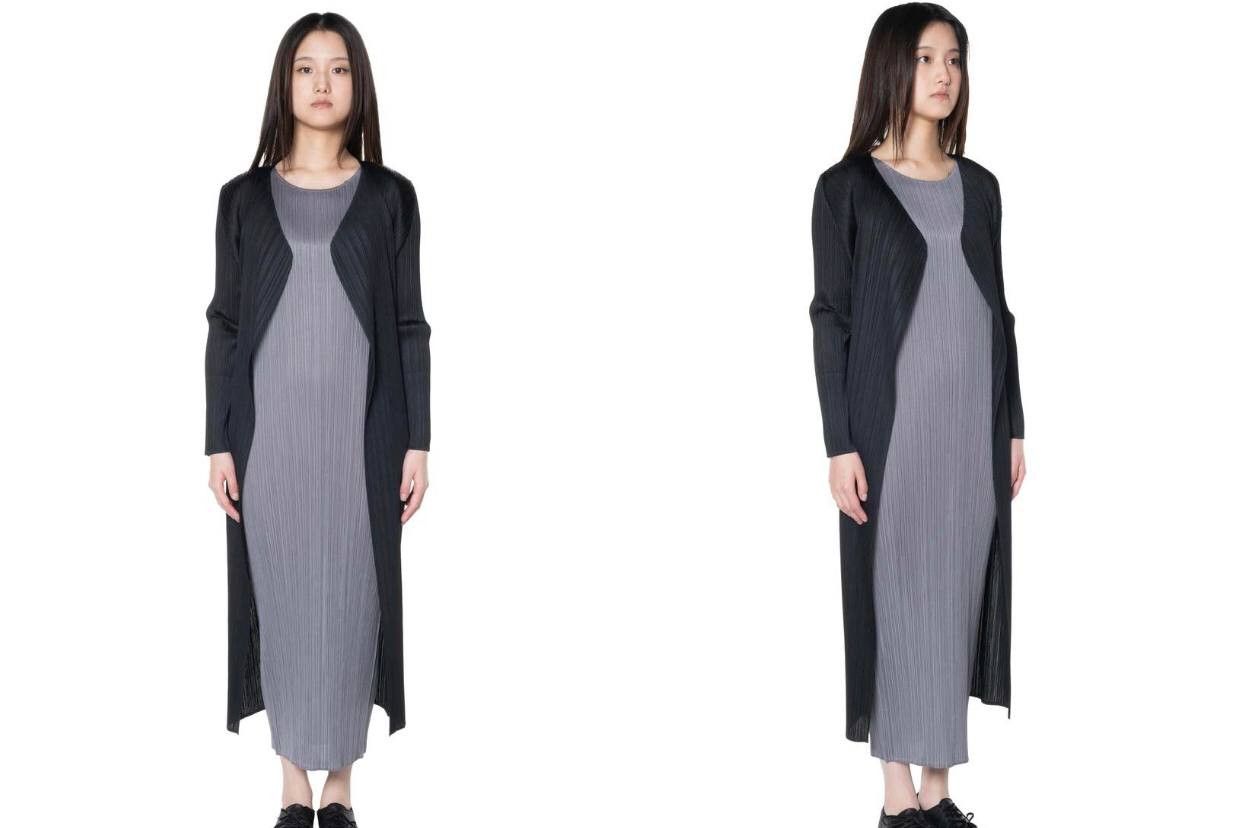 Pleats Please Issey Miyake Pleats Please Long Black Cardigan issey miyake Size M / US 6-8 / IT 42-44 - 1 Thumbnail