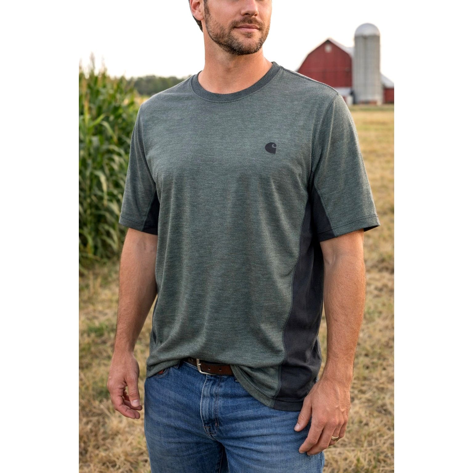Carhartt Carhartt Mens T Shirt Cementation Advertising Gray XL Size US XL / EU 56 / 4 - 1 Thumbnail