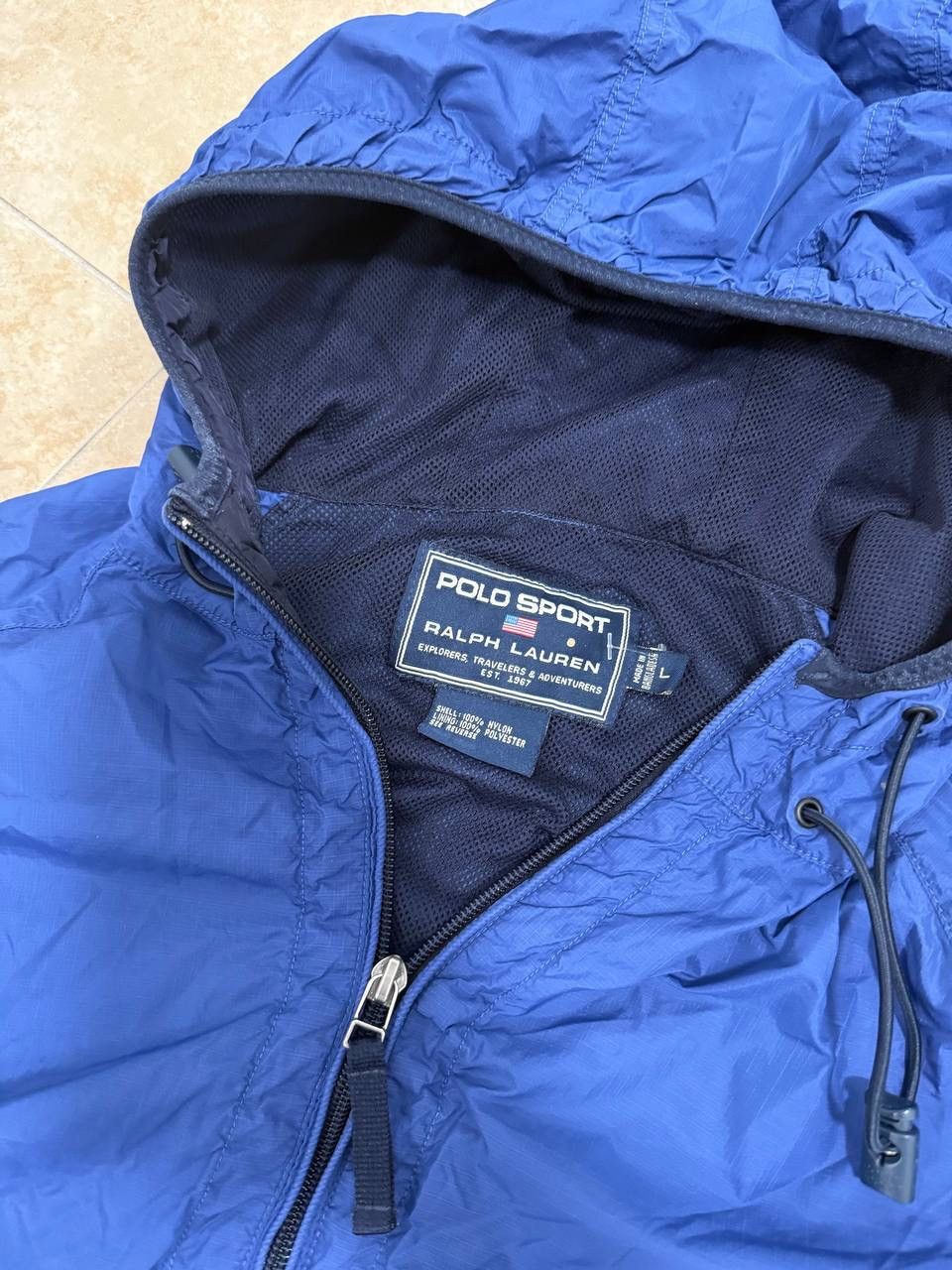 Polo Ralph Lauren Polo Ralph Lauren quarter zip windbreaker jacket vintage L Size US L / EU 52-54 / 3 - 3 Thumbnail