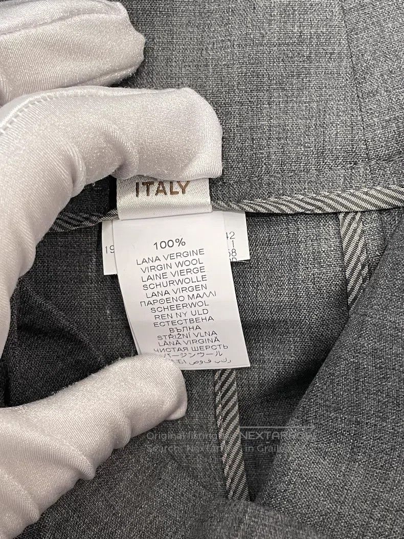 Brunello Cucinelli Brunello Cucinelli Grey Wool Trousers Size 28" / US 6 / IT 42 - 3 Thumbnail