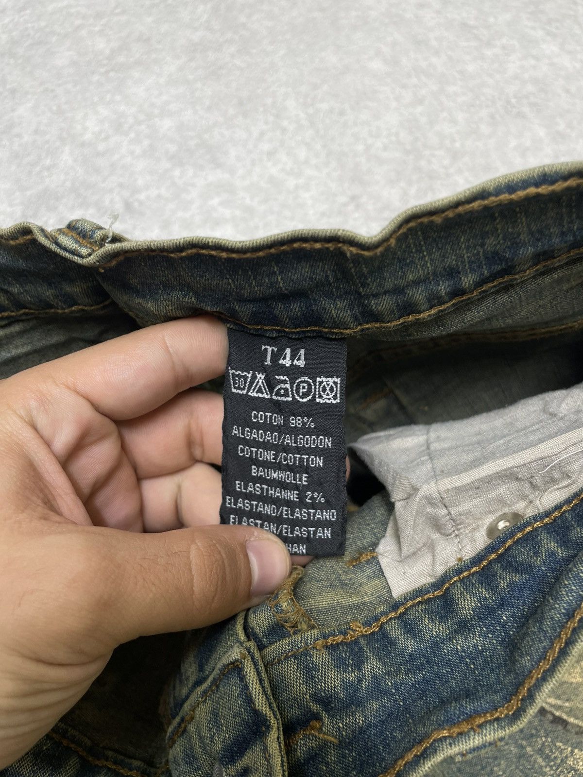Affliction × If Six Was Nine × Le Grande Bleu (L.G.B.) Flare Ifsixwasnine Vibe Jeans LGB Cut Washed Rockstar Size US 31 - 11 Thumbnail