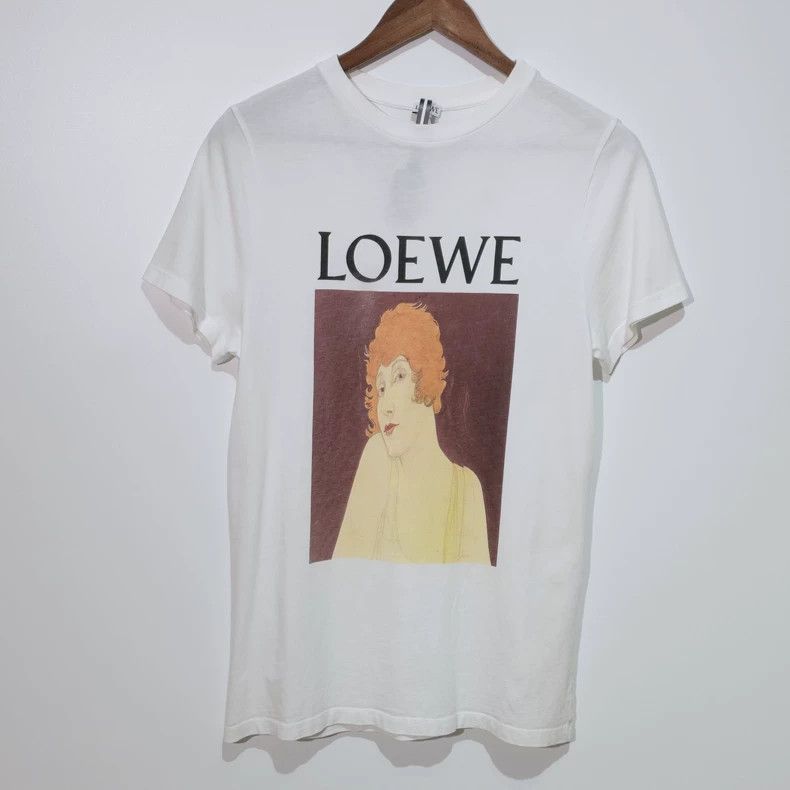 Loewe LOEWE White floral short sleeves Size M / US 6-8 / IT 42-44 - 1 Thumbnail