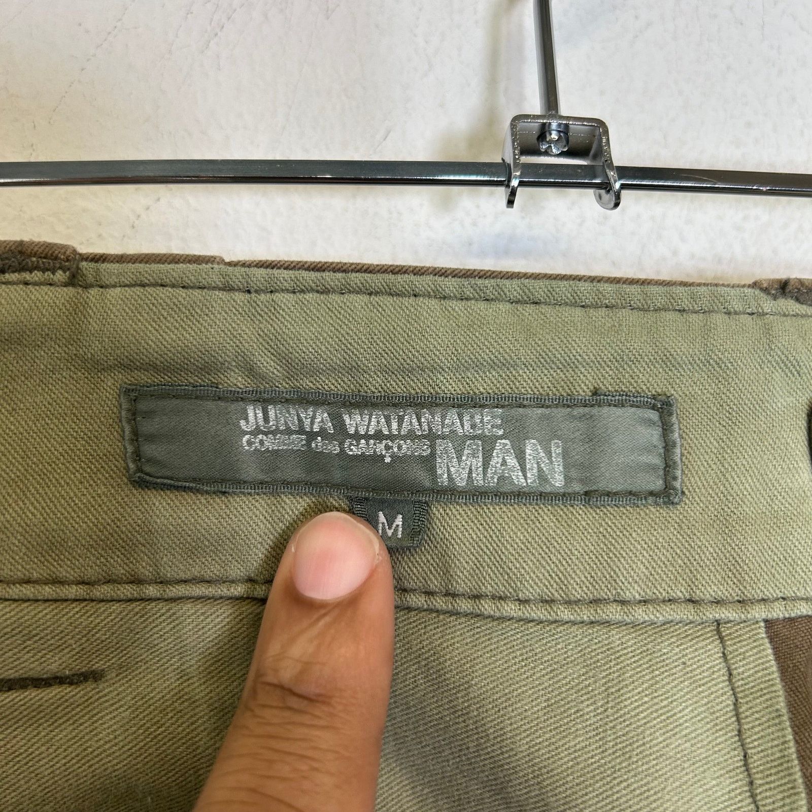 Junya Watanabe Junya Watanabe AD2003 Olive Trousers Size US 34 / EU 50 - 4 Thumbnail