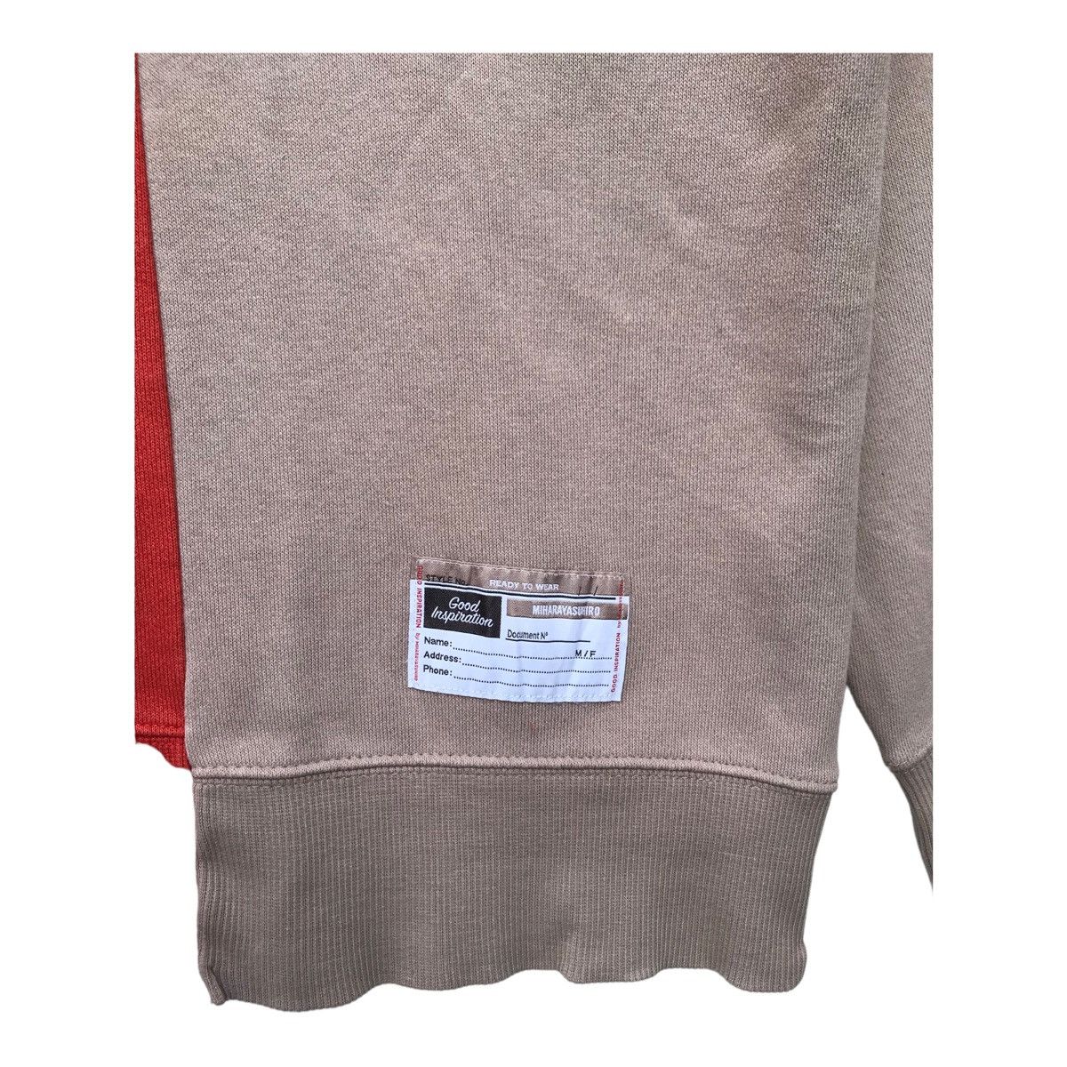 GU × Maison MIHARA YASUHIRO Miharayasuhiro GU Good Inspiration Hybrid Sweatshirt Size US L / EU 52-54 / 3 - 7 Thumbnail