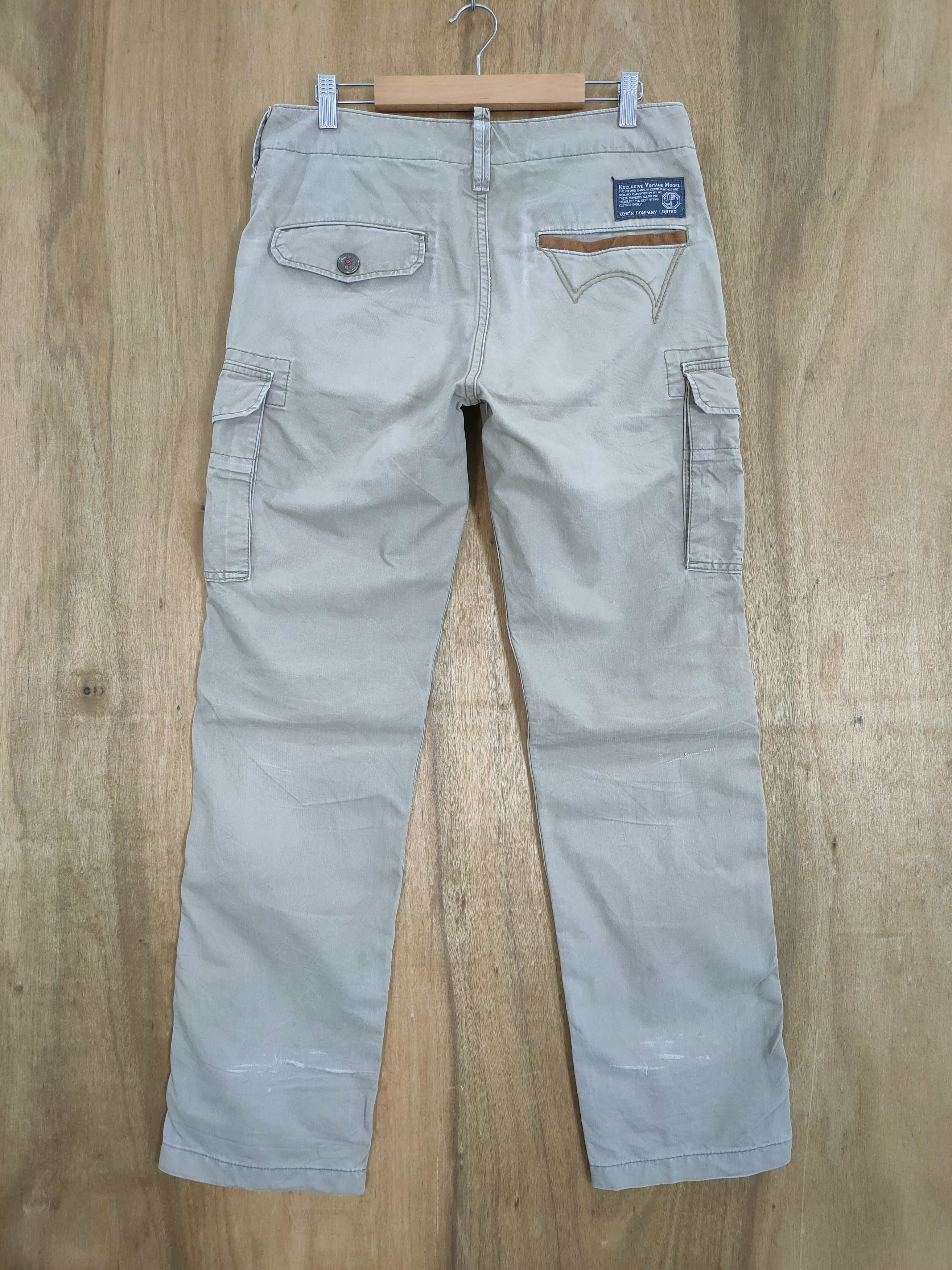 Japanese Brand VINTAGE JAPANESE DISTRESSED KNEE CARGO PANTS Size US 31 - 6 Thumbnail
