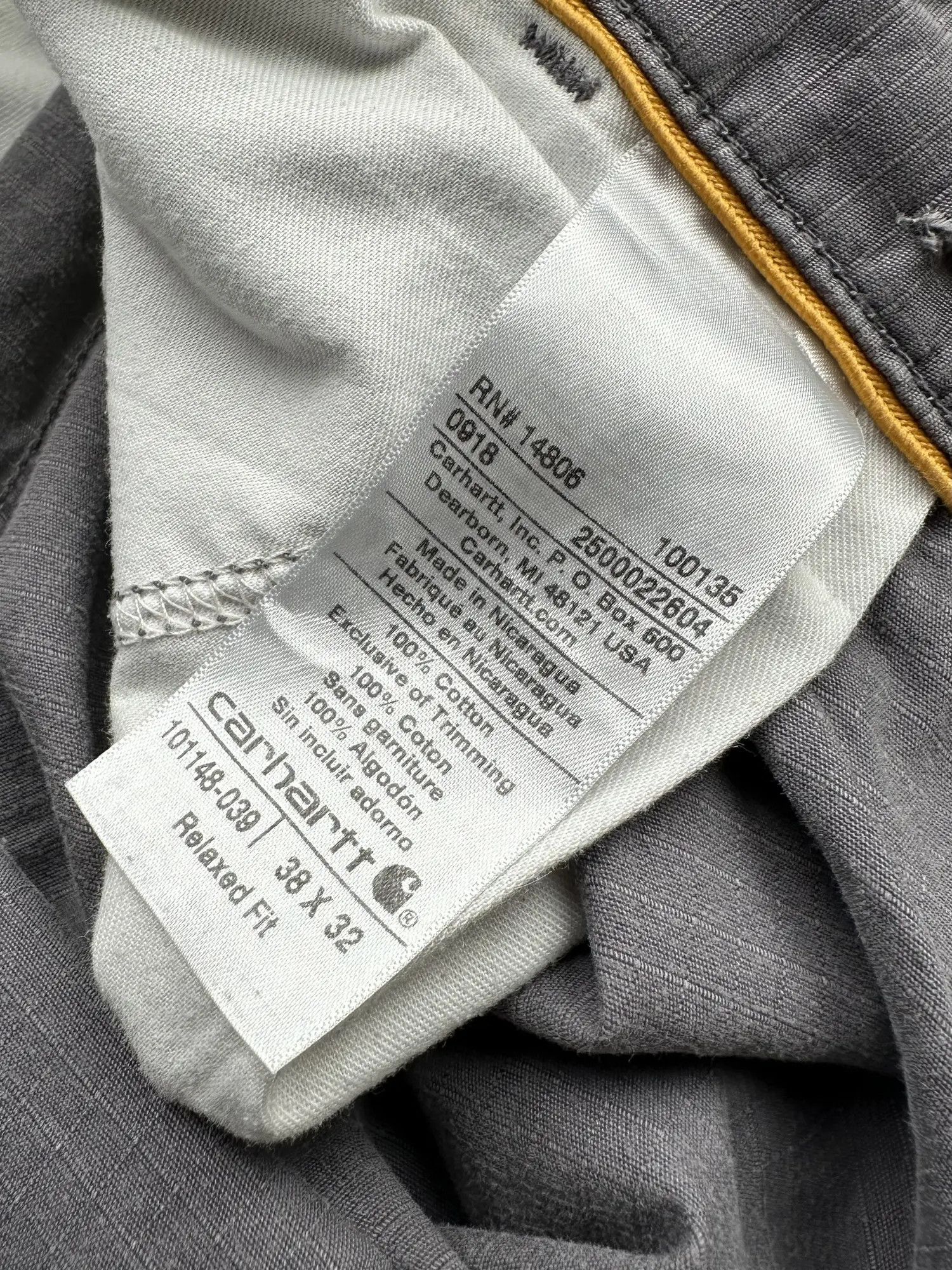 Carhartt Carhartt Thrashed Vintage Cargo Pants (B254) Size US 38 / EU 54 - 12 Thumbnail