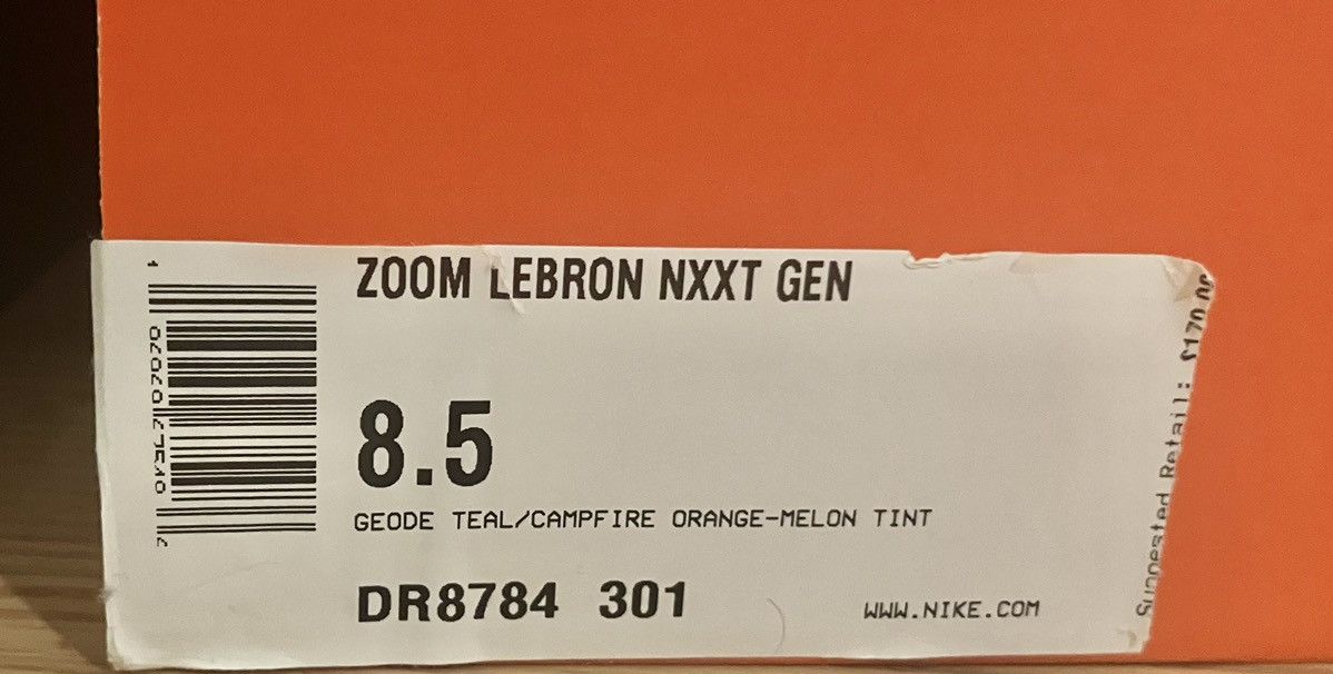 Nike Lebron NXXT Gen Geode Teal Size US 8.5 / EU 41-42 - 7 Thumbnail