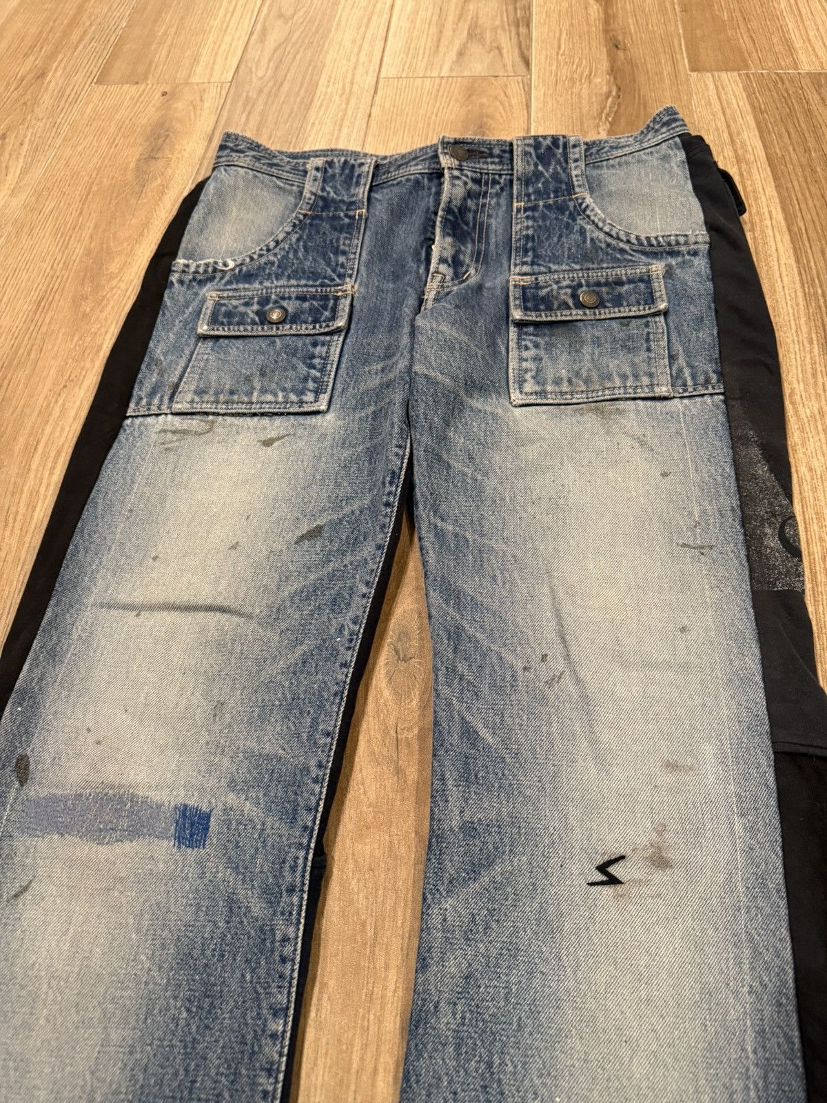 Undercover SS06 Undercover Ziaming Hybrid Denim Size US 30 / EU 46 - 4 Thumbnail