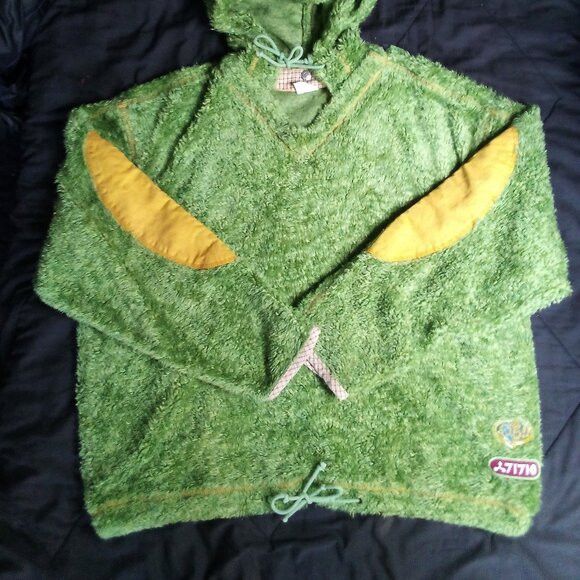Oilily RARE Vintage Oilily Long Deep Pile Fleece Hoodie Sweatshirt Size US XL / EU 56 / 4 - 2 Thumbnail