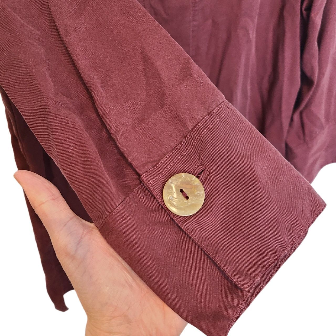 Market John Mark Women Burgundy Tunic S Lagenlook Minimalist Resort Size S / US 4 / IT 40 - 5 Thumbnail