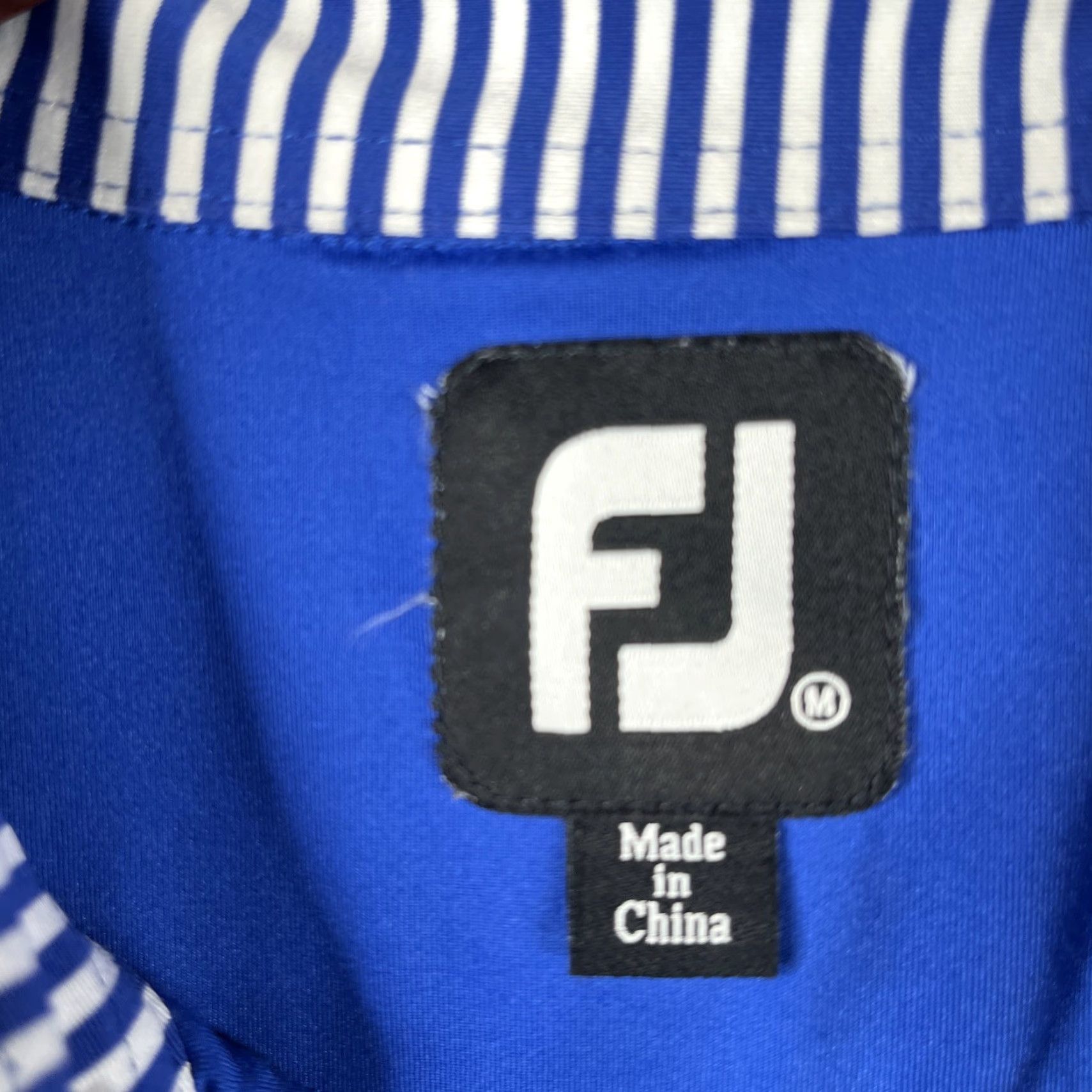 Footjoy Footjoy Polo Shirt Mens M Royal Blue Performance Stretch Golf Shirt Size US M / EU 48-50 / 2 - 4 Thumbnail